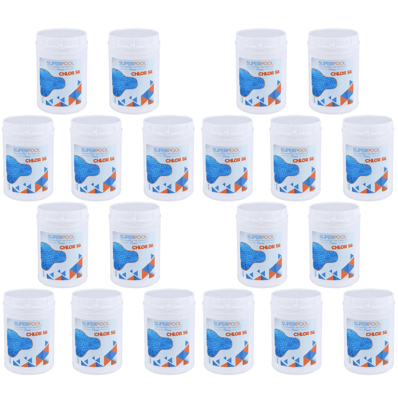 SUPERPOOL™ - 56% AVAILABLE CHLORINE GRANULES - 50 PACK - 110 LBS