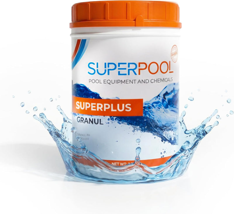 SUPERPOOL™ - pH Up for Swimming Pools, Hot Tubs & Spas, Fast Dissolving Granules, 2.2 lb