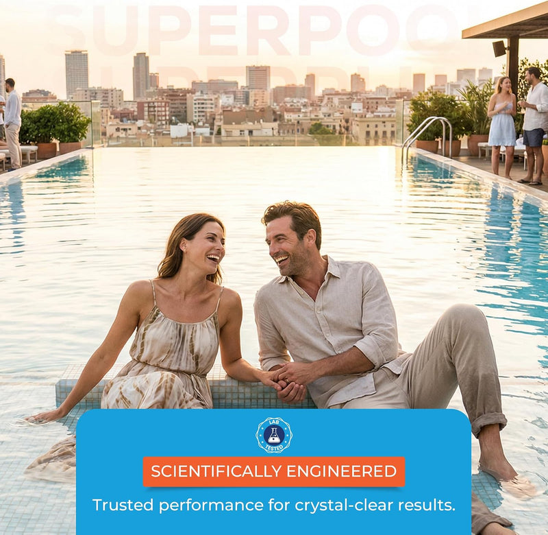SUPERPOOL™ - pH Up for Swimming Pools, Hot Tubs & Spas, Fast Dissolving Granules, 2.2 lb