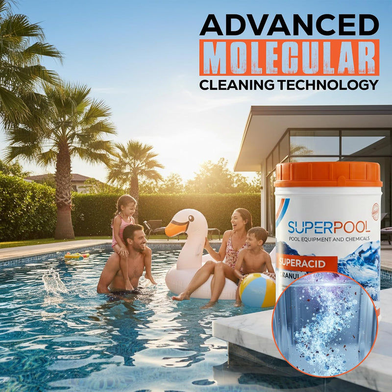 SUPERPOOL™ - Pool Filter Cleaner for Cartridge, Sand & DE Filters, 2.2 lb