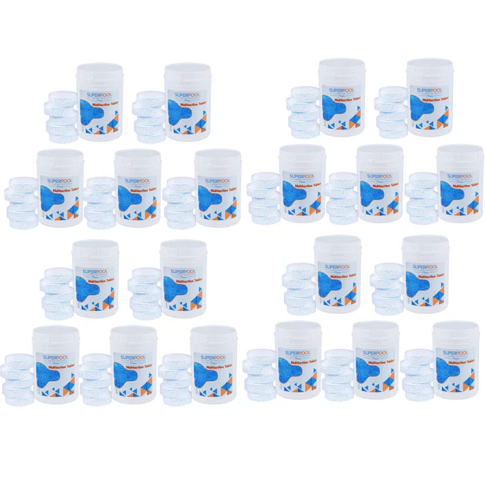 SUPERPOOL™ - 3 INCH SUPER MULTI TABS - 25 PACK - 55 LBS